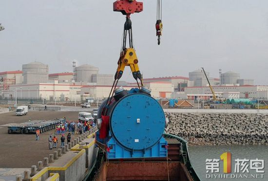 红沿河核电二期工程进入核岛主设备安装高峰