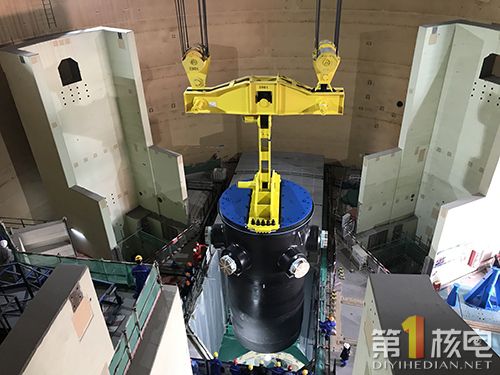 红沿河核电5号机组压力容器顺利就位
