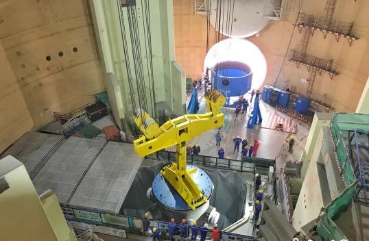红沿河核电站5号机组核岛主设备完成安装
