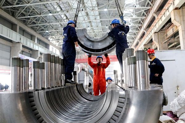 华龙一号”全球首堆汽轮机三缸扣缸工作拉开序幕