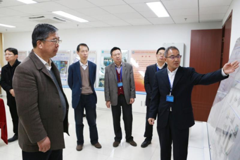 李定成一行赴核地研院检查指导工作