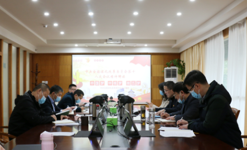 中核五公司党委传达学习党史学习教育动员大会和中央全面深化改革委员会历次会议精神