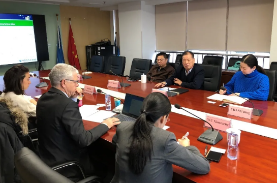 新任法国驻华使馆核能参赞杜磊德先生到访中国核能协会