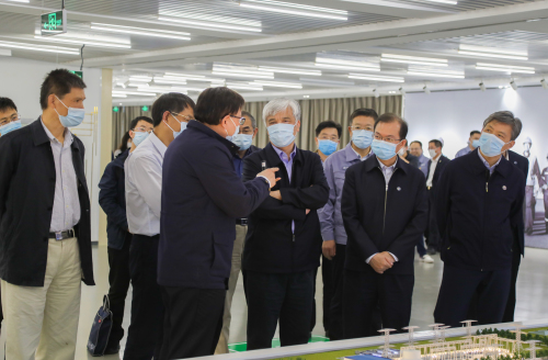 全国人大常委会副委员长丁仲礼调研国核示范