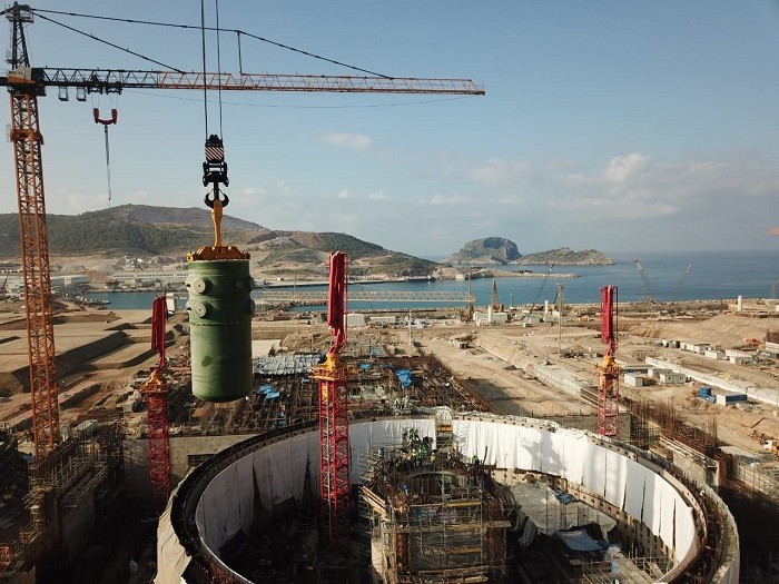 土耳其Akkuyu 1号反应堆压力容器已安装完成
