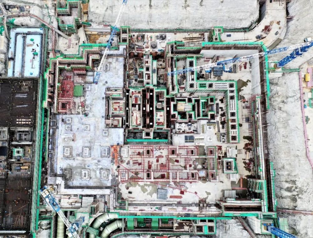 中核二四公司完成华龙一号漳州核电2号常规岛汽轮机主厂房筏基浇筑
