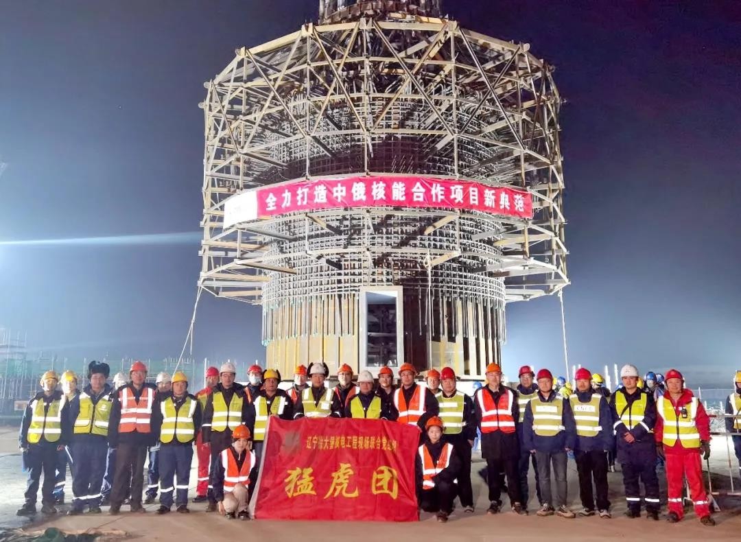 助力碳中和|中核工程徐大堡核电3号机组首次大件吊装顺利完成