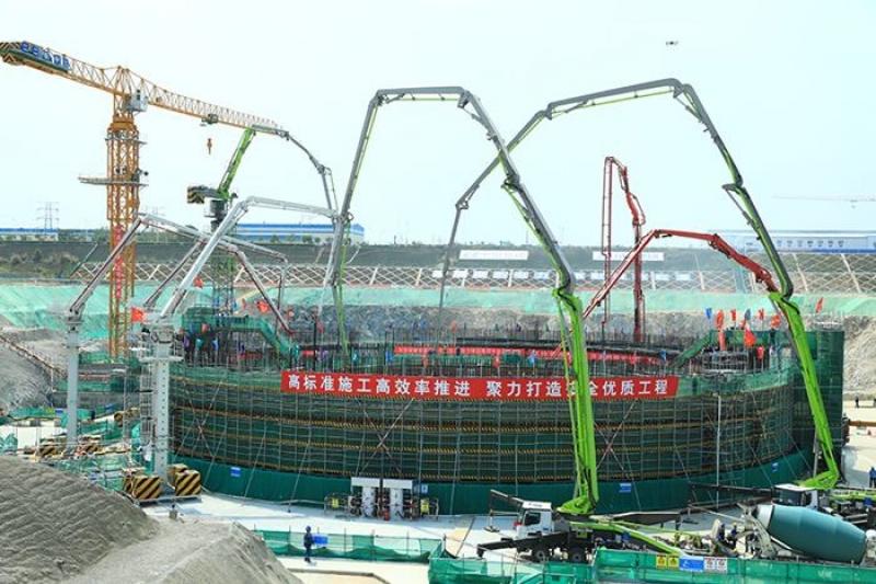 海南昌江核电二期工程加快建设：多点施工建设忙 加快推进干劲足