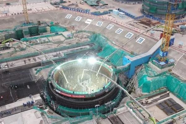 海南昌江小堆示范工程反应堆厂房内部结构第Ⅰ层混凝土浇筑完成