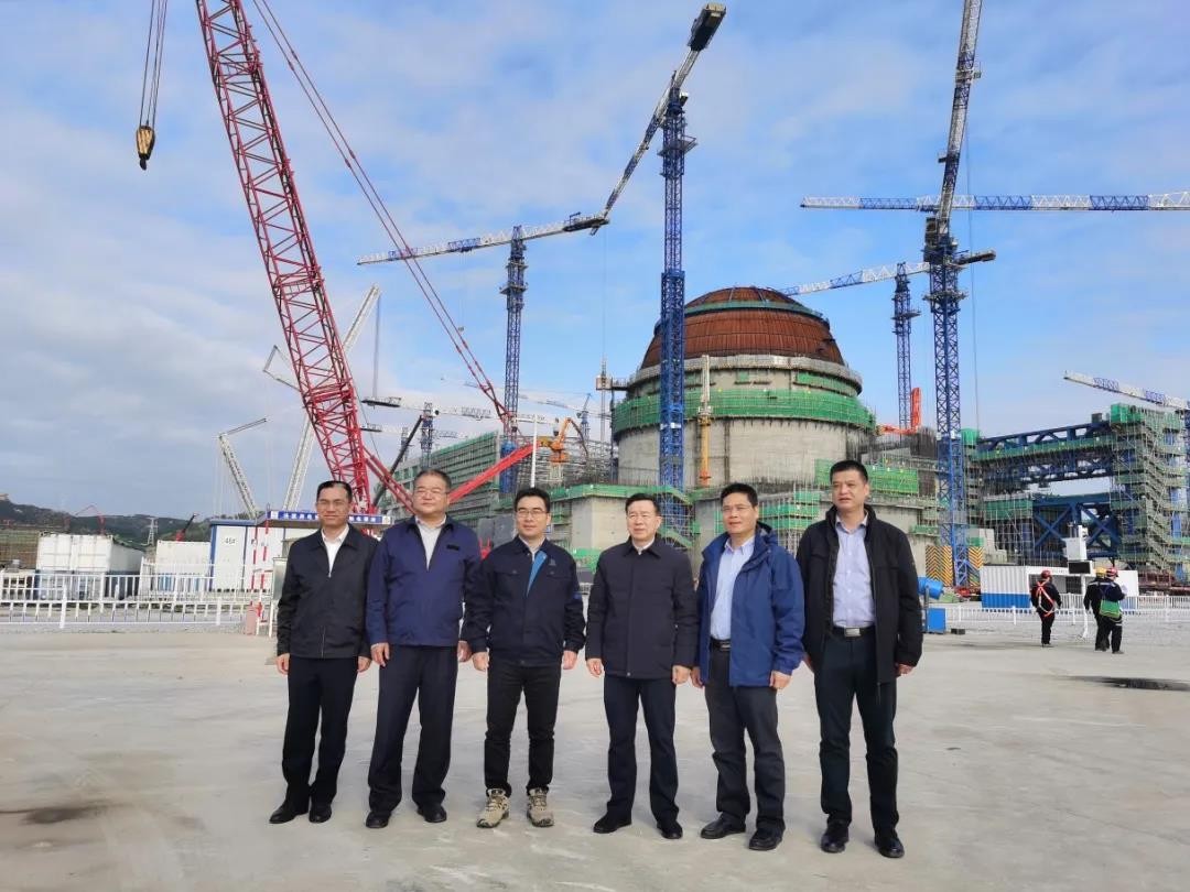 国网福建省电力有限公司党委书记、董事长谭永香一行莅临漳州核电项目来访交流