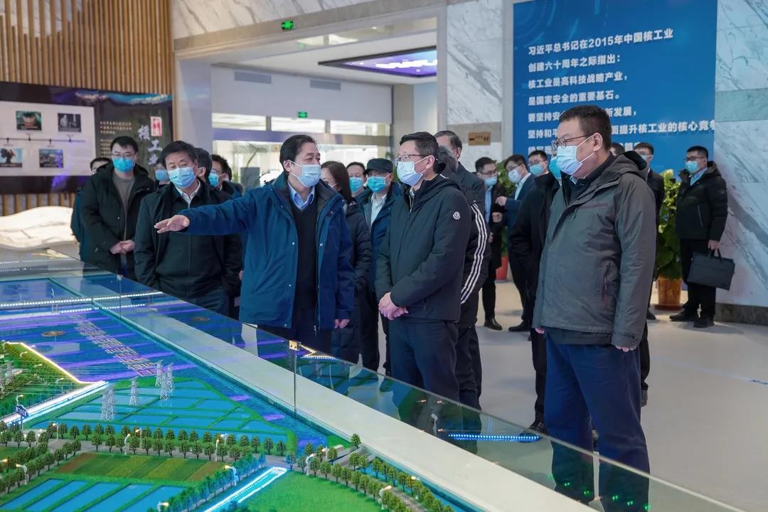 国家能源局党组成员、副局长余兵调研田湾核电贯彻落实习近平总书记重要指示精神情况