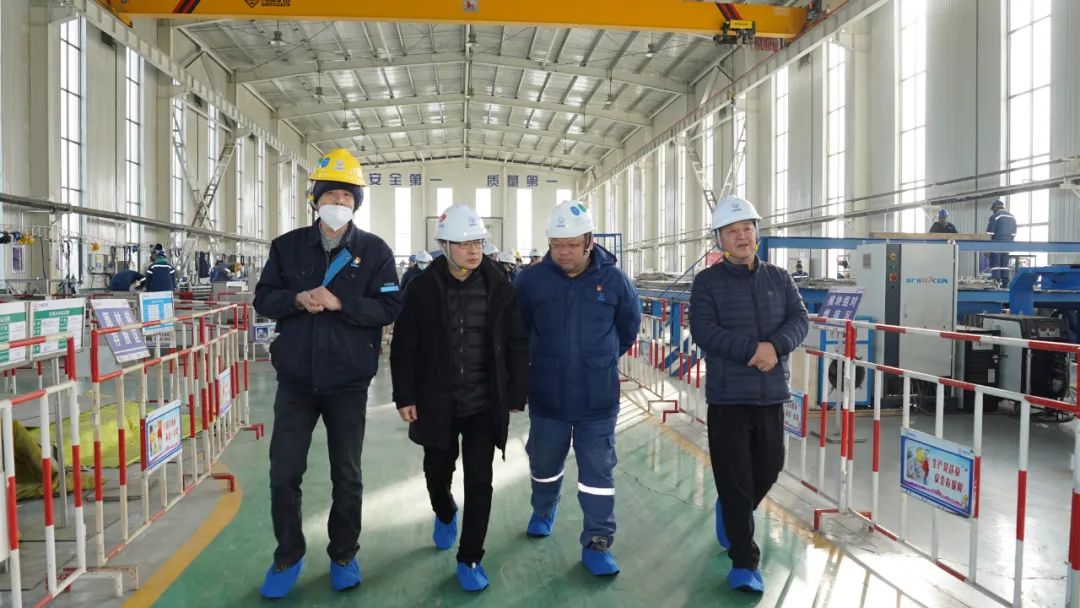 钟宏亮一行调研慰问中核陕铀公司支持重点项目团队