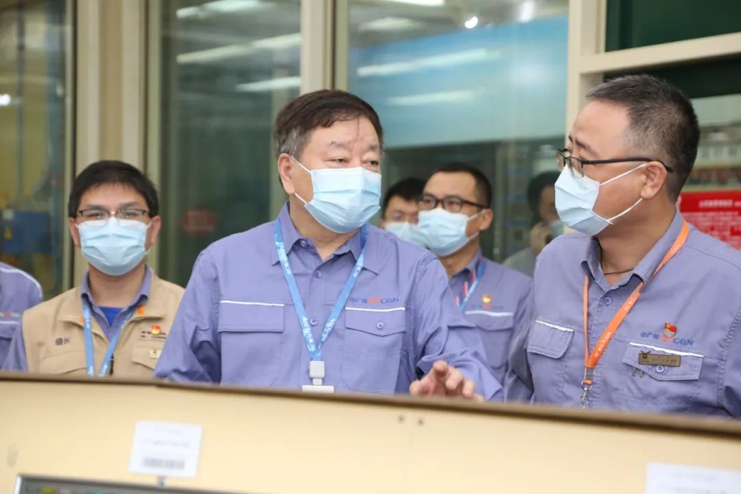 杨长利带队到大亚湾核电基地开展安全管理巡视检查