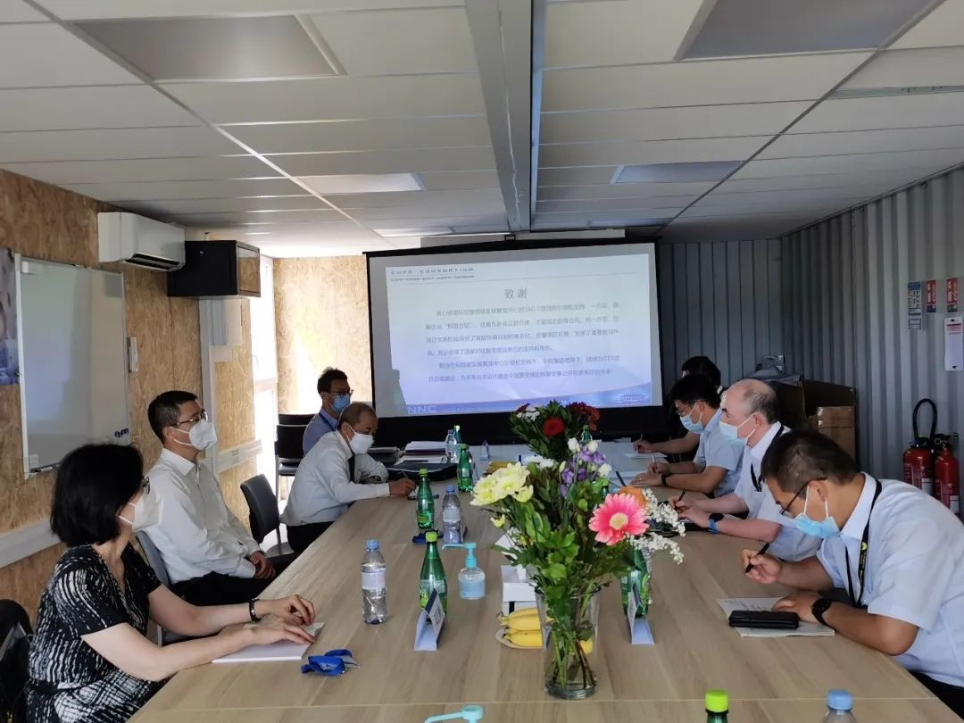 ITER理事会中国政府代表团张广军一行 到CNPE联合体 ITER项目部调研指导工作