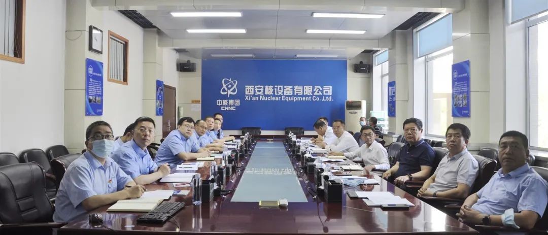 甘肃省金塔县县委书记李炯芳一行来西核设备调研
