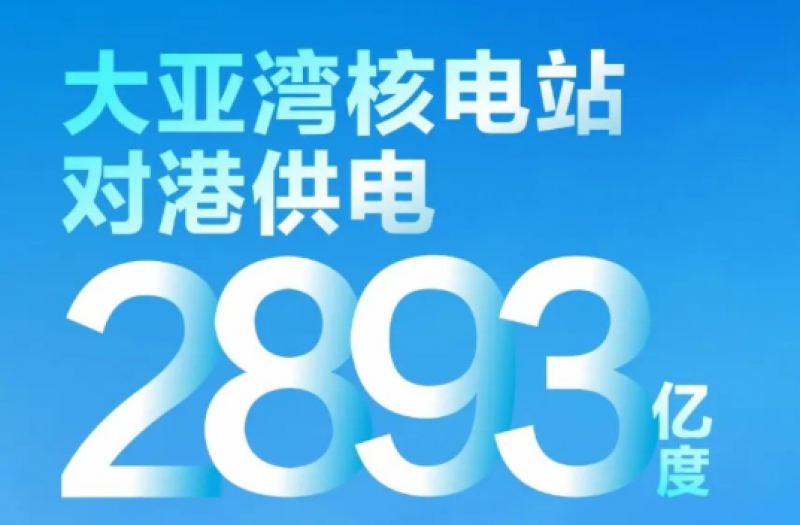 香港回归祖国25周年 | 大亚湾核电站对港供电2893亿度