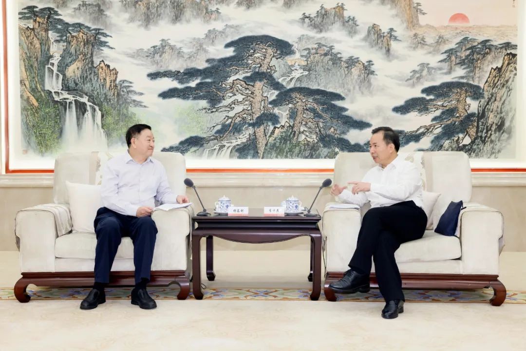 杨长利拜会山东省委书记李干杰
