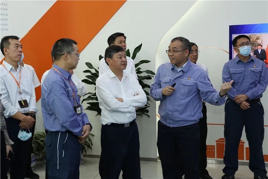 生态环境部部长黄润秋到防城港核电基地调研