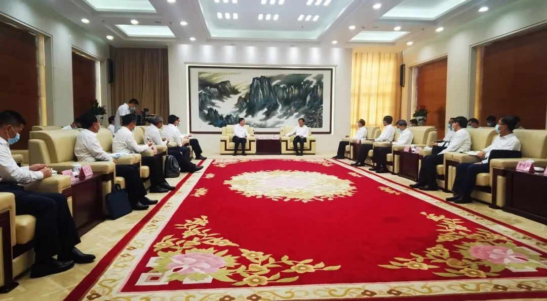 杨长利拜会安徽省委书记郑栅洁
