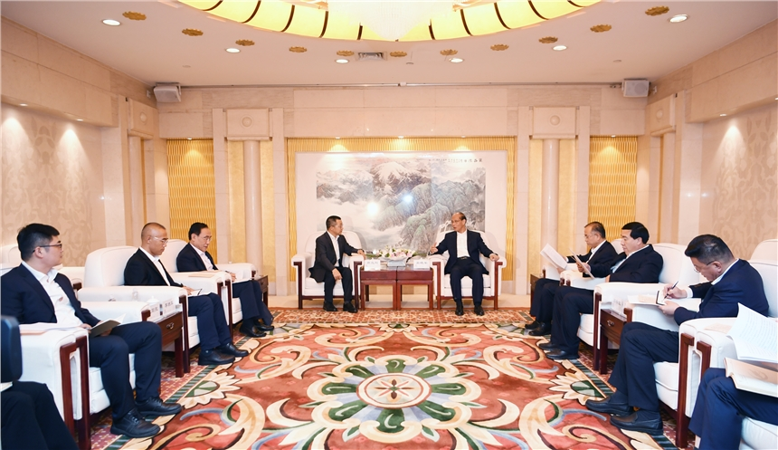 高立刚拜会青海省省长吴晓军