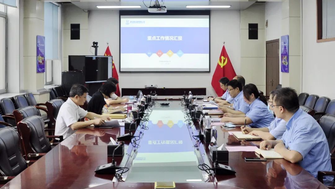 中核浦原总经理罗瑾一行到西核设备调研指导工作