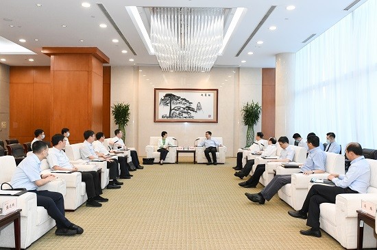 邓建玲会见威海市市长孔凡萍 持续推进石岛湾核电基地建设