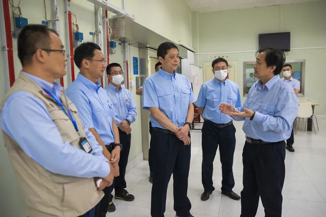 中核集团总会计师、党组成员王学军赴田湾核电基地检查指导工作
