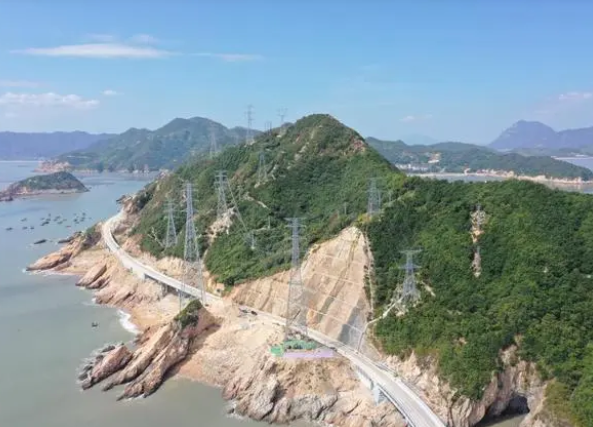 福建霞浦核电送出工程B回通道全线贯通