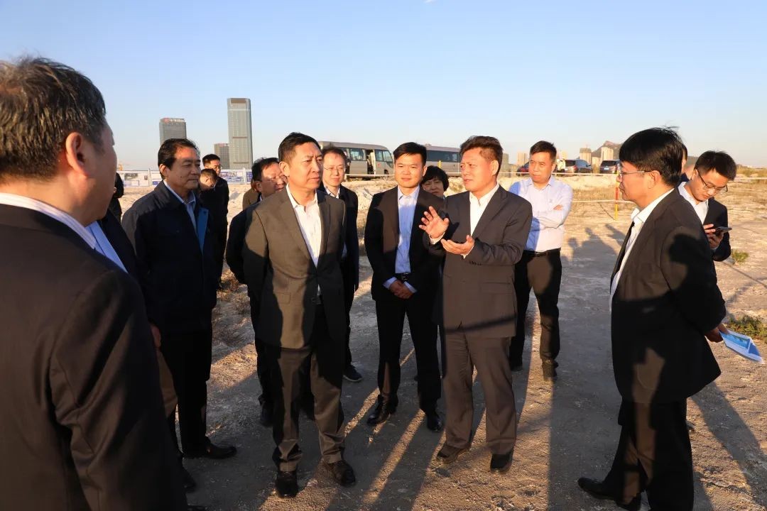 顾军视察中核环保连云港碱渣治理项目