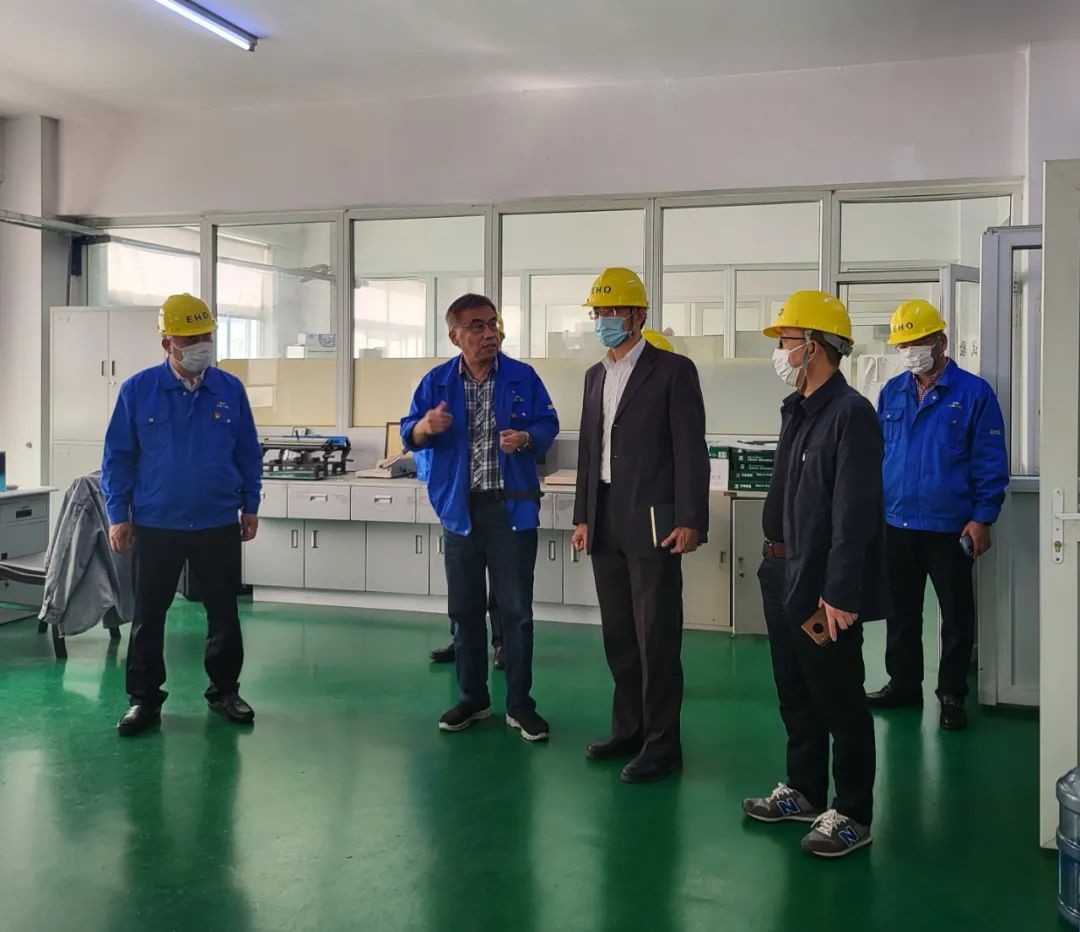 市核电办主任陆海宾一行调研一核阀门