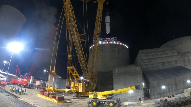 美Watts Bar 核电站2号机组蒸汽发生器更换完成