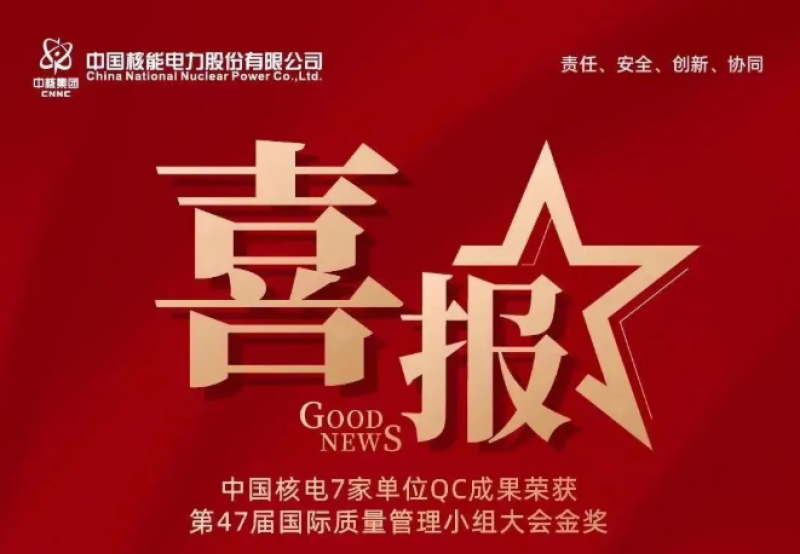 创新高!中国核电8项成果斩获国际质量管理小组大会金奖