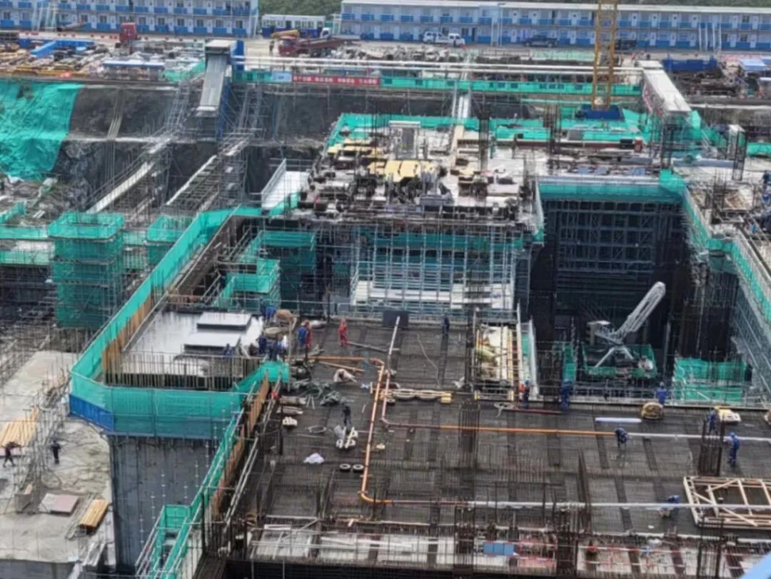 决战三百天！海南昌江核电3号机组常规岛零米板开始浇筑