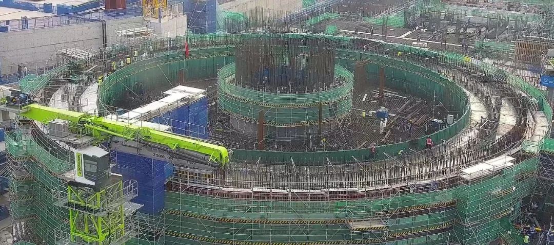 工程捷报!徐大堡核电4号机组反应堆厂房预应力廊道顶板浇筑完成