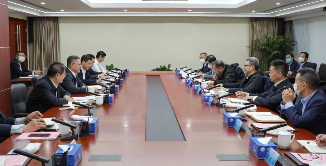 钱智民与王树东会谈