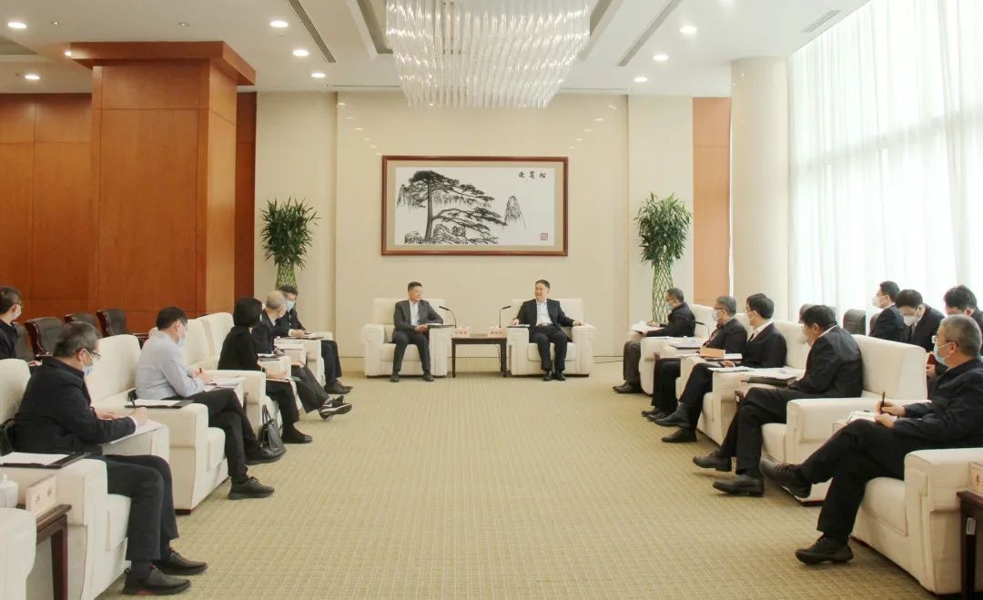东方电气集团党组书记、董事长俞培根率队访问中国华能