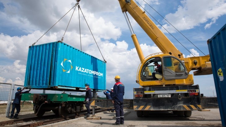 Kazatomprom 完成跨里海铀交付