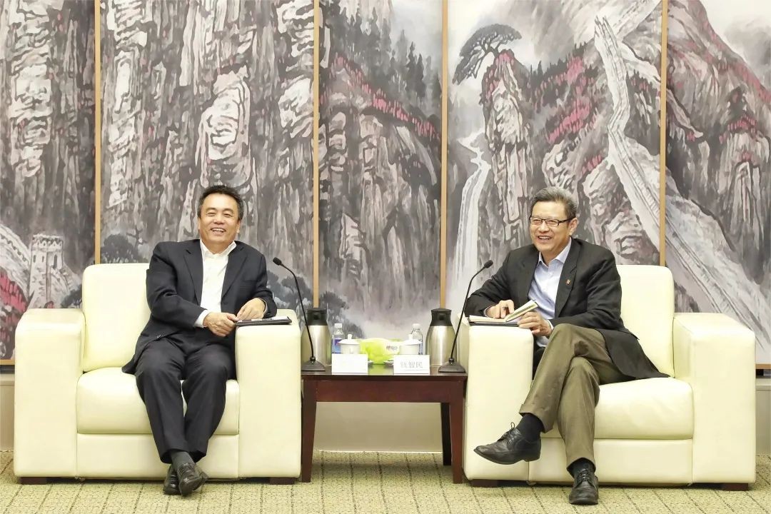 钱智民会见哈电集团党委书记、董事长曹志安