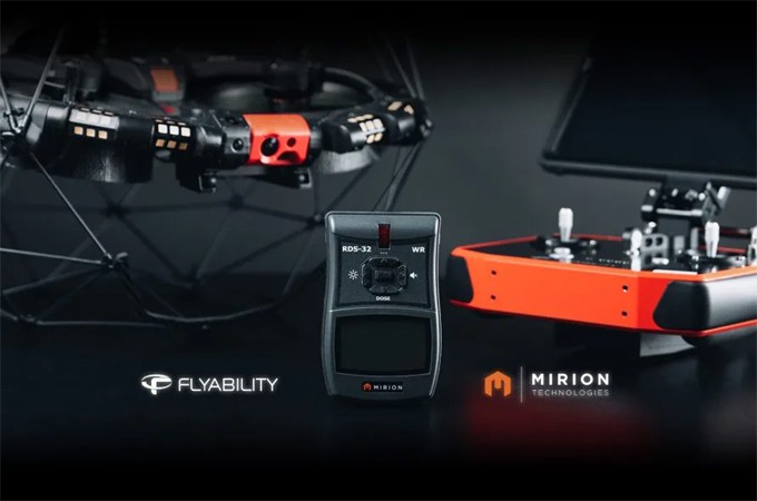 Flyability 和 Mirion Technologies 合作 支持提高核设施的辐射安全