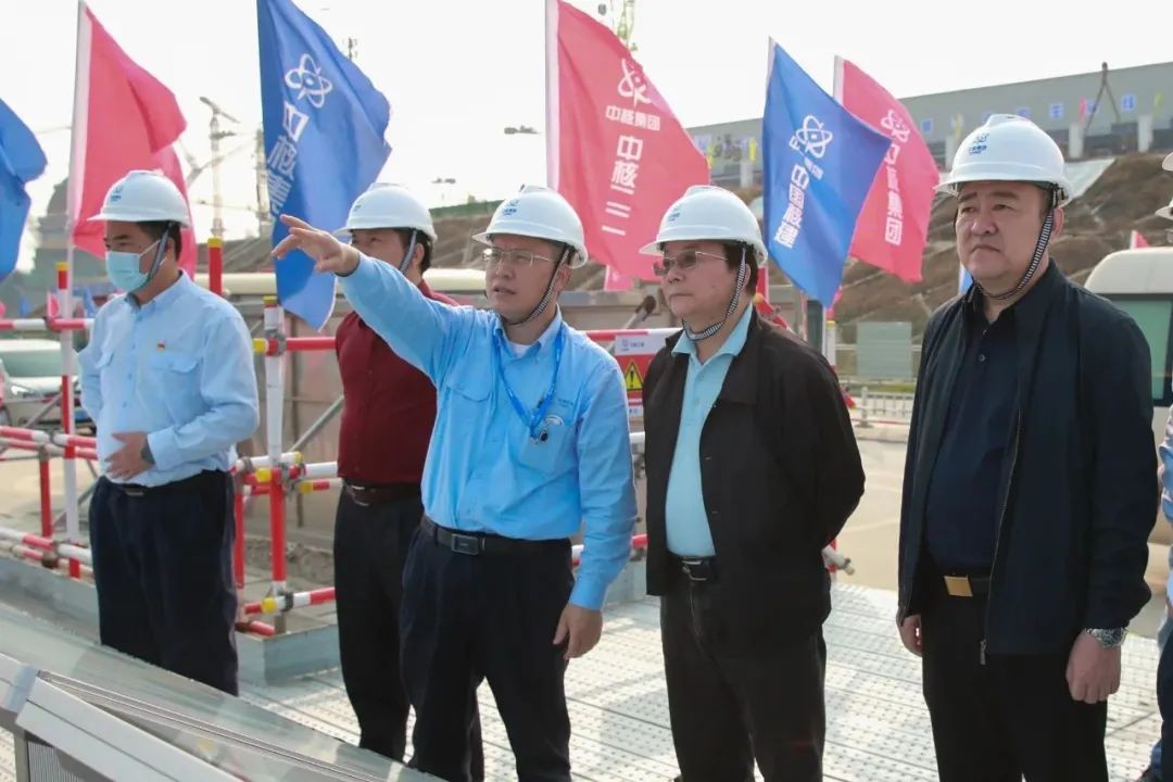 海南省国资委党委副书记王有福一行调研海南核电