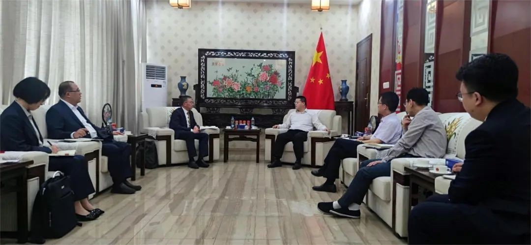 李星文一行赴中国驻孟加拉国大使馆拜访交流