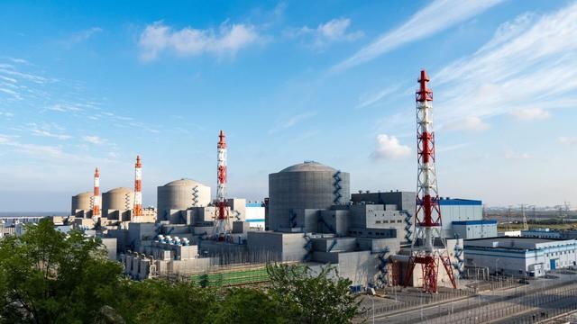 田湾核电站的核反应堆容器在俄罗斯通过水压测试