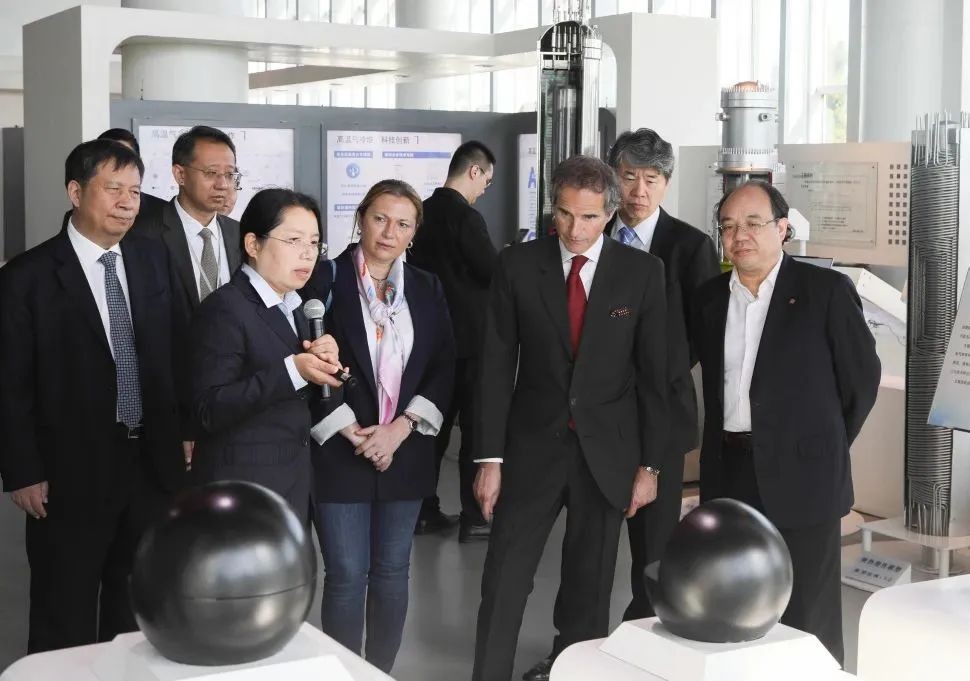 国际原子能机构总干事格罗西,参访华能石岛湾高温气冷堆示范工程!