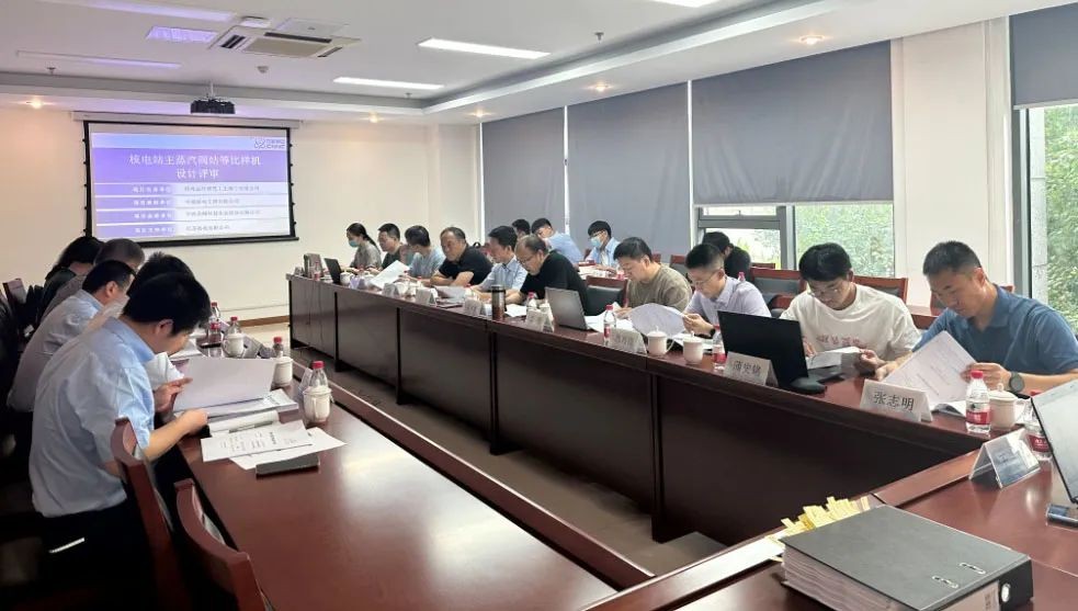 核电站主蒸汽阀站等比样机顺利通过设计评审