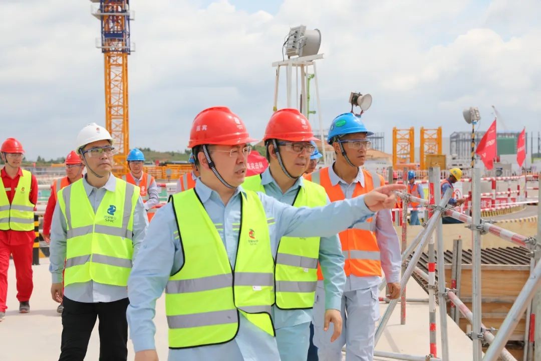 集团公司党组成员、副总经理卢洪早到广东廉江核电项目督导检查