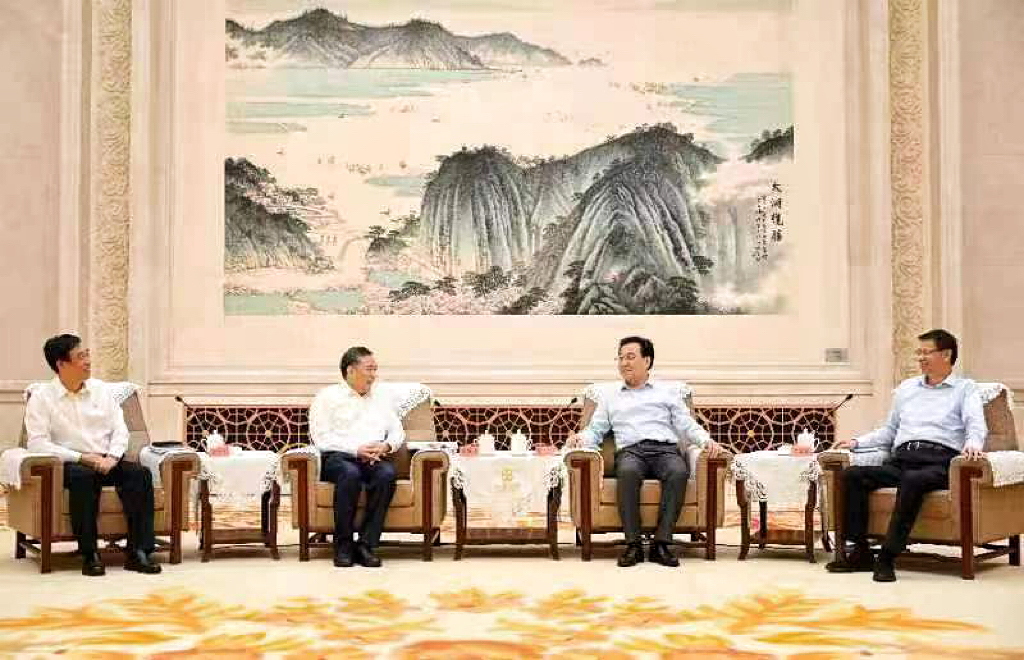 宋海良、孙洪水拜会江苏省委书记信长星、省长许昆林并签署战略合作协议