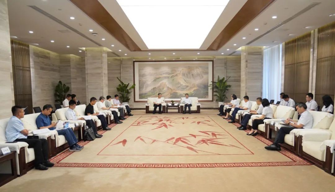俞培根会见宁夏回族自治区人大常委会副主任沈凡
