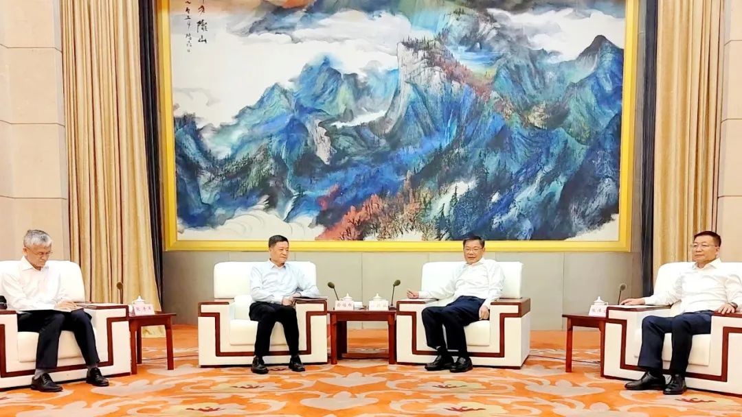 俞培根率队拜访甘肃省委副书记、省长任振鹤并应邀出席兰洽会相关活动