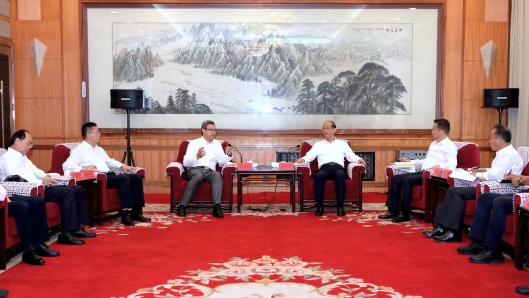 钱智民拜会青海省省长吴晓军