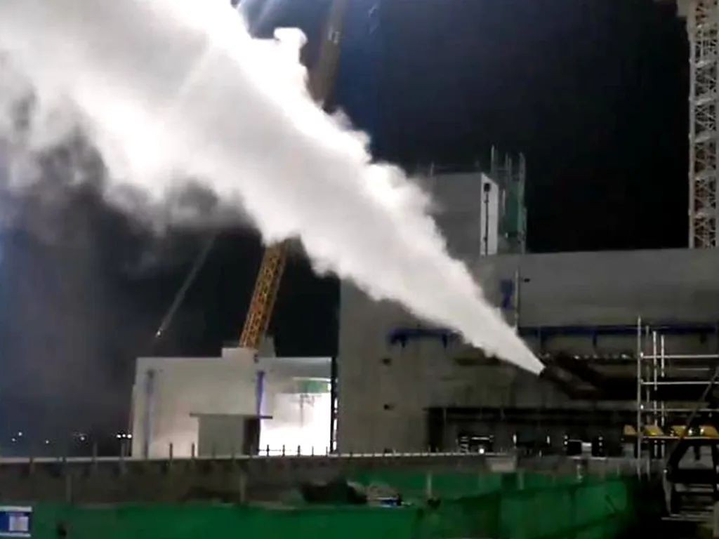 漳州核电0VA锅炉煮炉、供汽暨1号机组辅助蒸汽分配系统蒸汽吹扫工作圆满完成